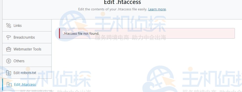 Edit .htaccess