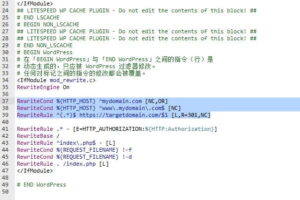 修改.htaccess文件
