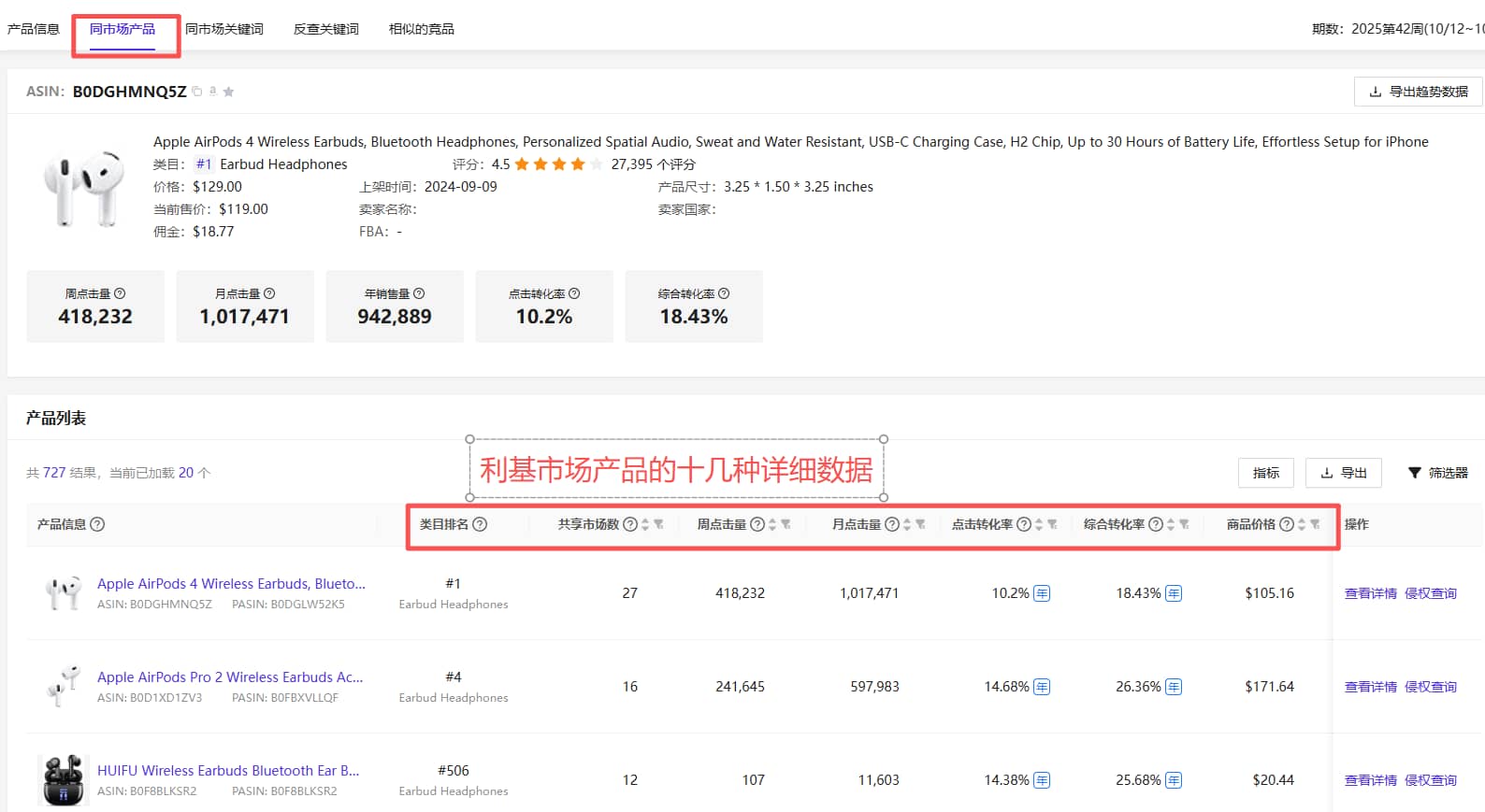 极目数据产品筛选