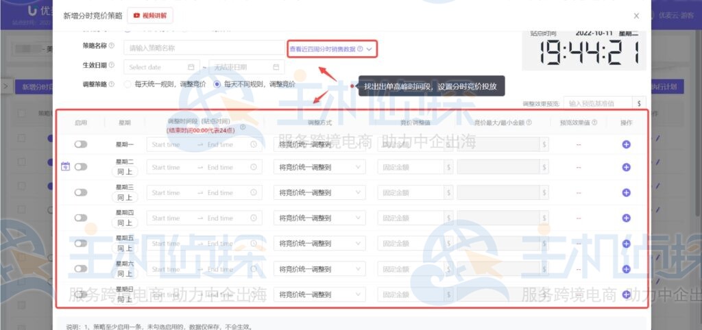 优麦云分时竞价策略