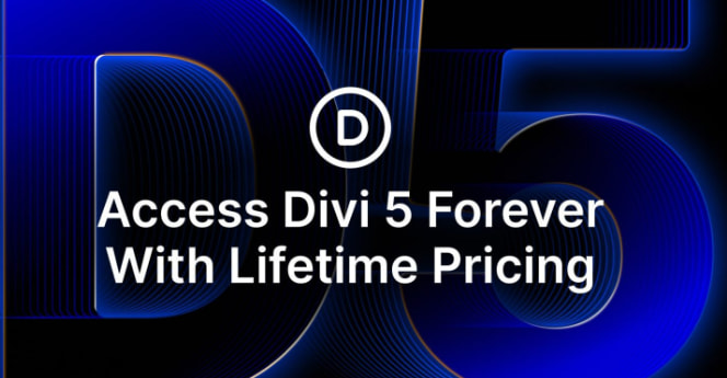 以终身定价永久访问Divi 5