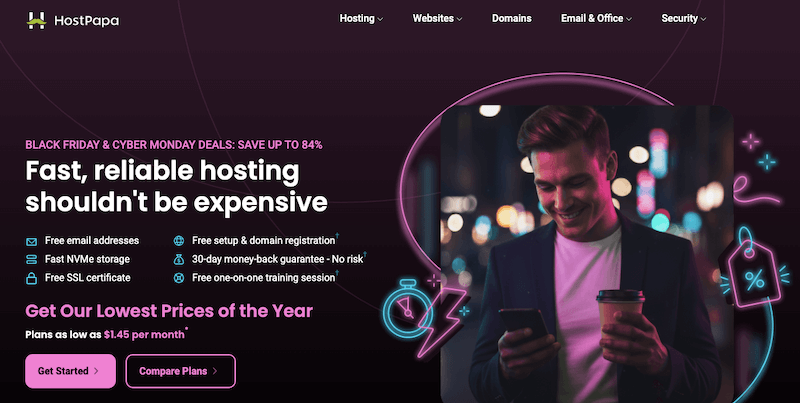 获取HostPapa黑色星期五优惠