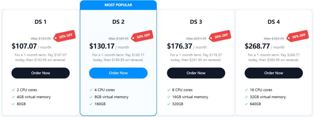 FastComet专用服务器方案