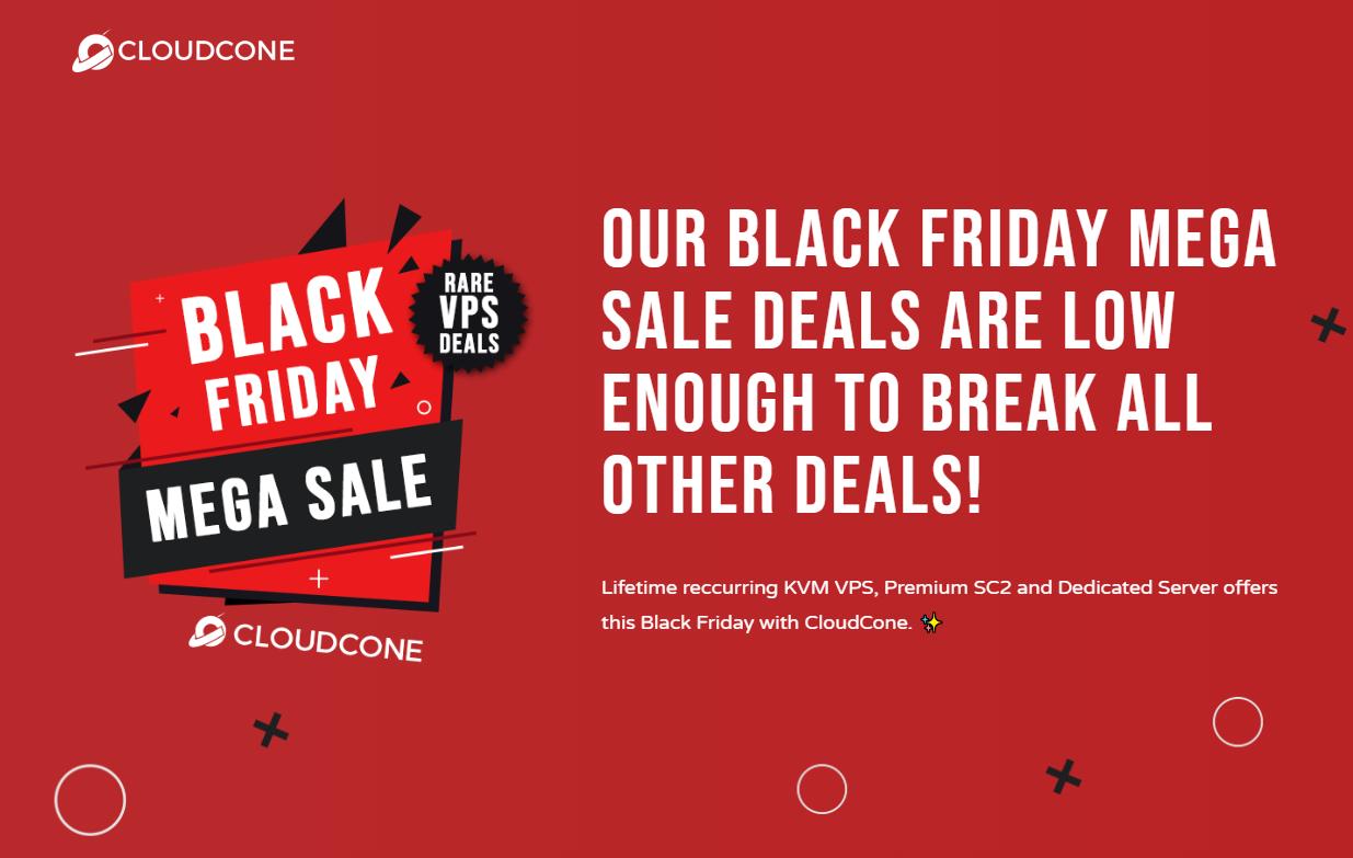 CloudCone黑五活动
