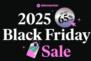 Elementor黑五网一活动