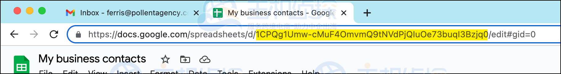 选择具体工作表