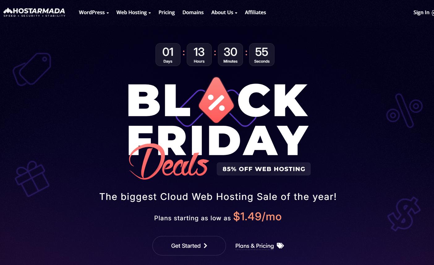 HostArmada黑五活动