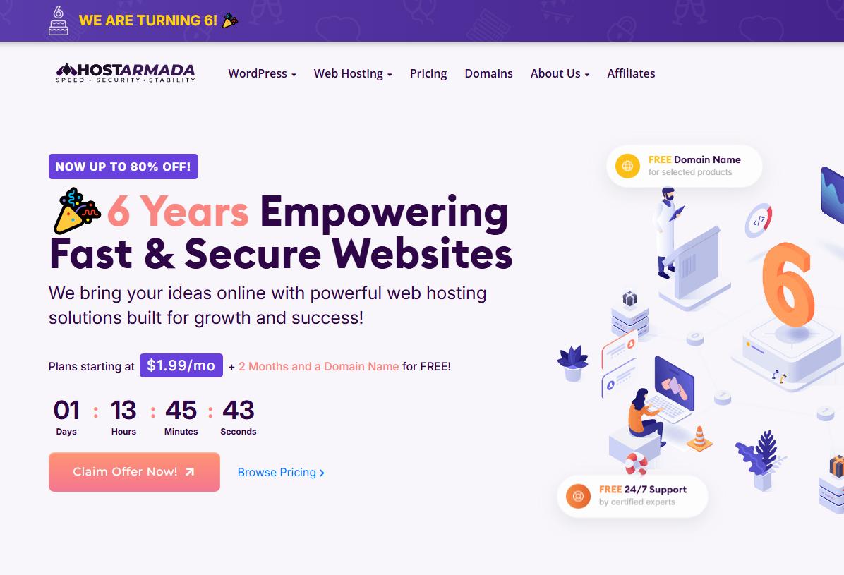 HostArmada六周年庆