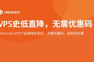 RAKsmart无限流量VPS云服务器低至$0.99/月