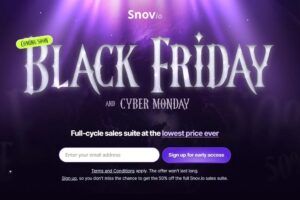 Snovio黑五活动