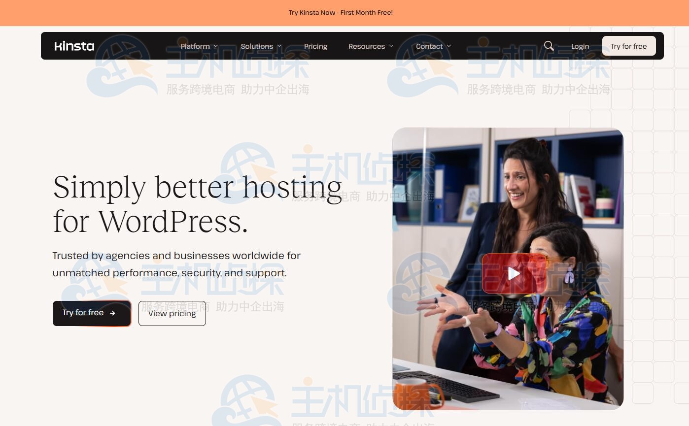 Kinsta官网