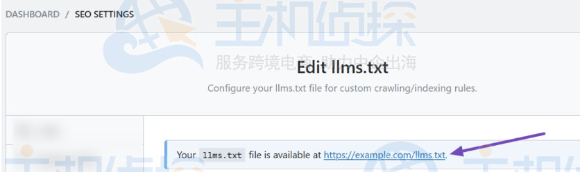预览LLMs.txt文件的效果