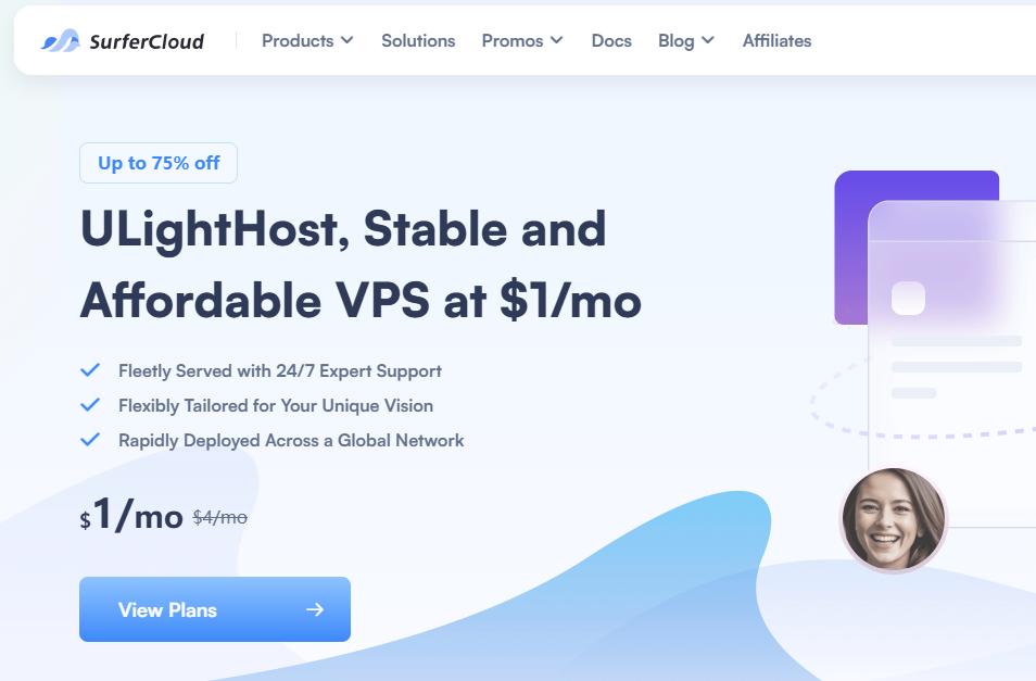 SurferCloud高性能VPS限时$1/月抢购