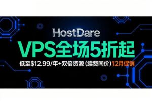 HostDare12月促销