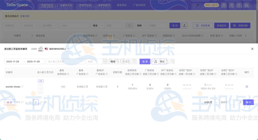 优麦云关键词排名监控