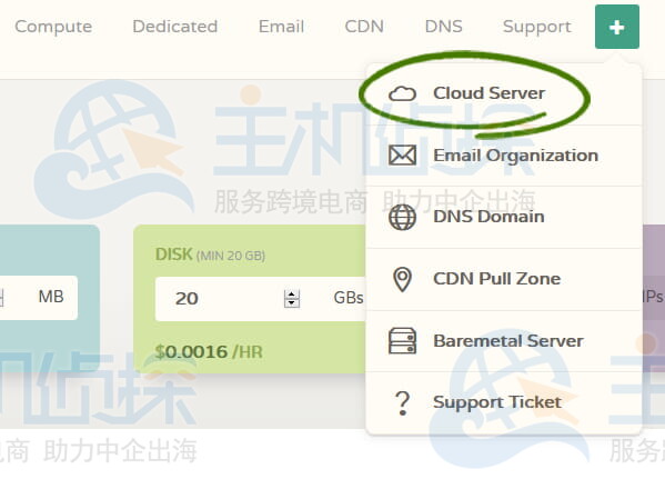 CloudCone官网登录控制面板