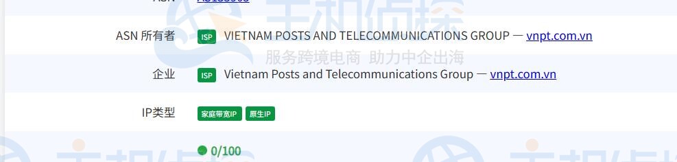 莱卡云越南双ISP住宅IP VPS