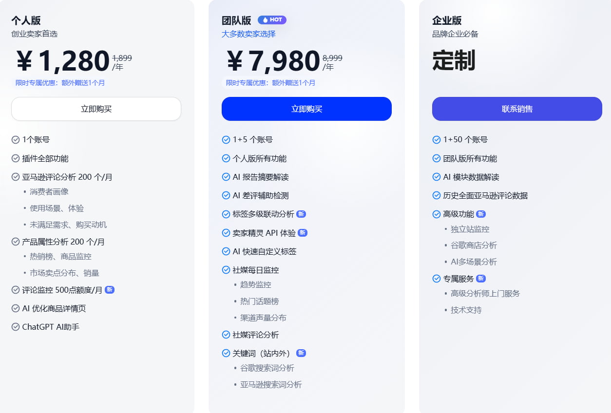 Shulex VOC套餐价格