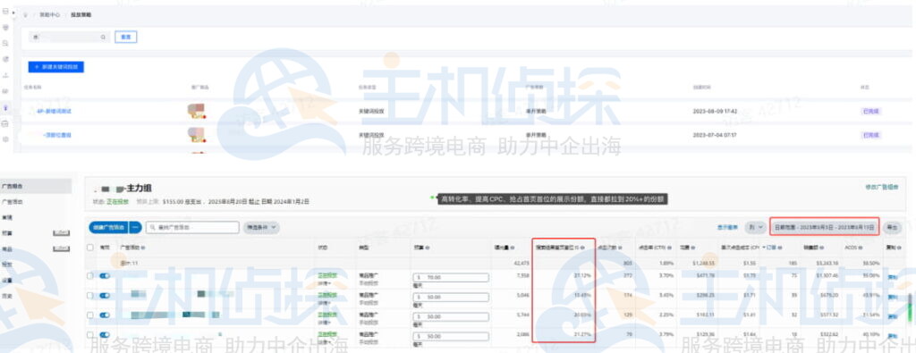 关键词的投放策略