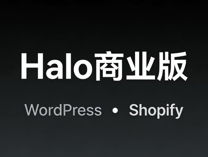 Halo商业版和WordPress、Shopify