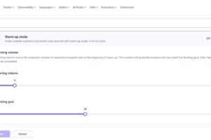 Snovio领英自动化工具预热设置流程