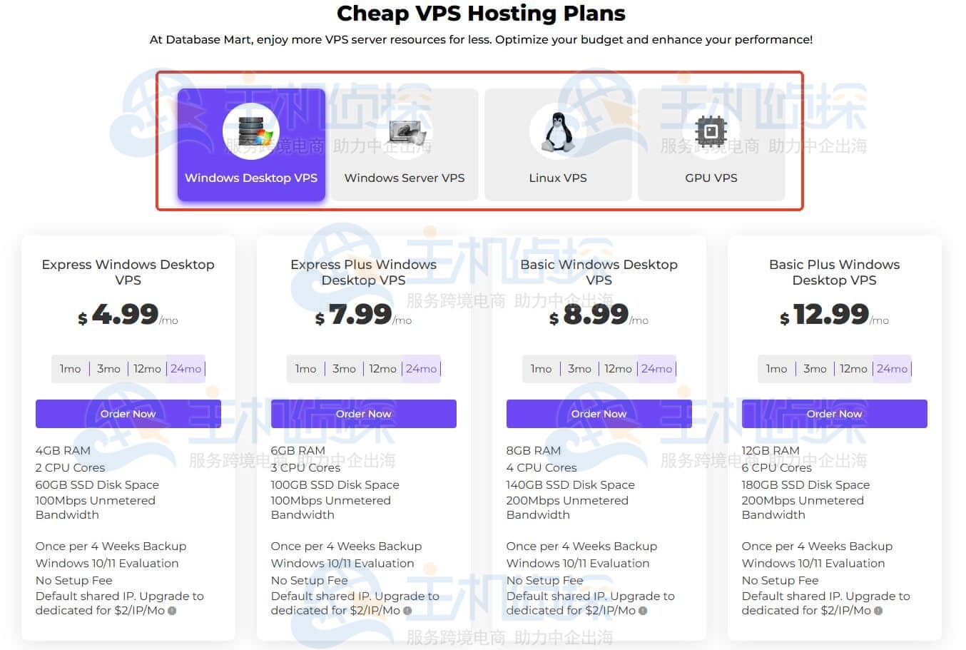 选择合适的Database Mart美国VPS方案