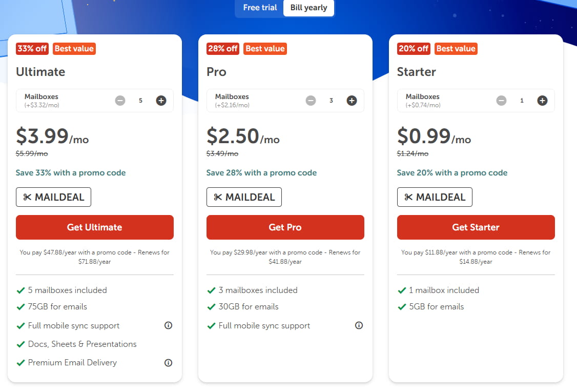 Namecheap企业邮箱