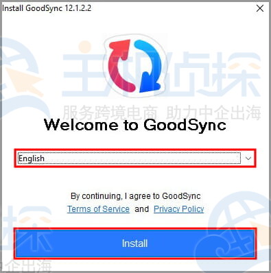 选择语言并开始安装