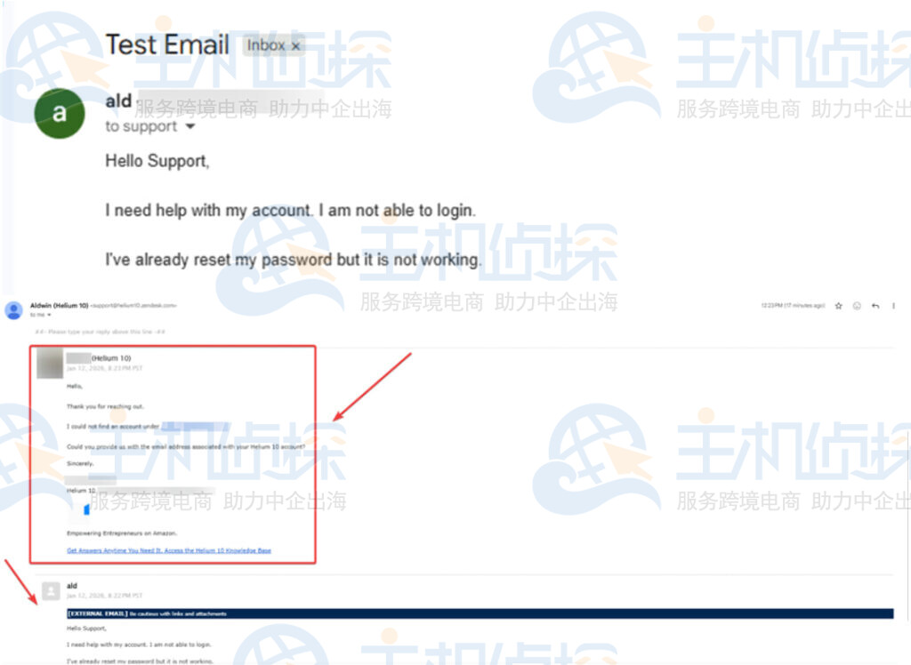 电子邮件链中的顶部