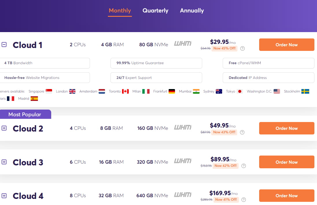 ChemiCloud VPS云主机