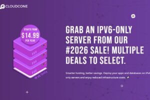 CloudCone美国洛杉矶纯IPv6 KVM VPS特惠