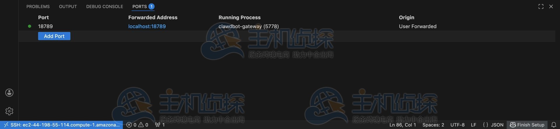 连接到亚马逊云服务器EC2实例