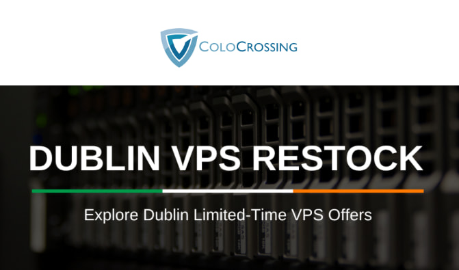 ColoCrossing都柏林欧洲VPS限时补货