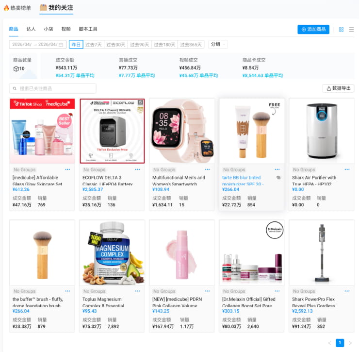 Kalodata收藏监控功能