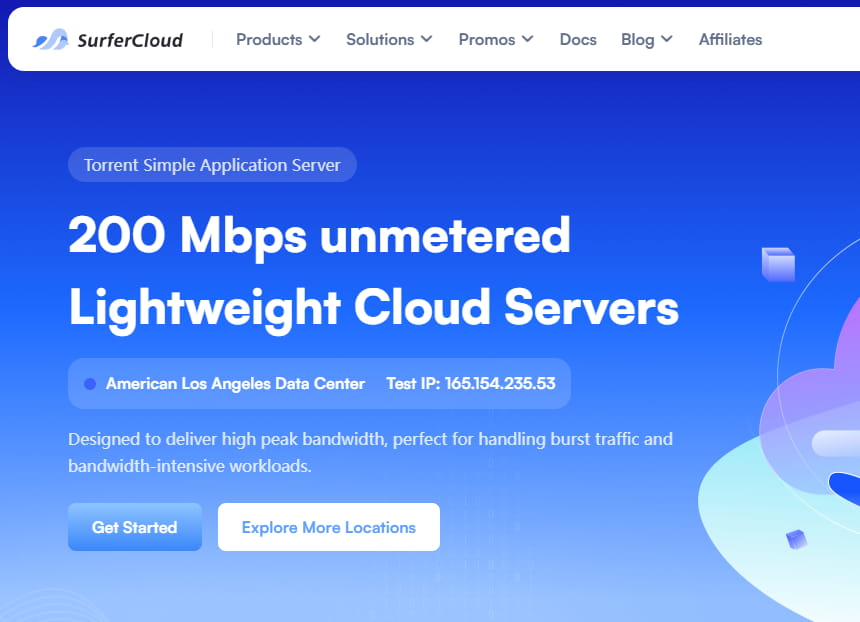 SurferCloud限时优惠
