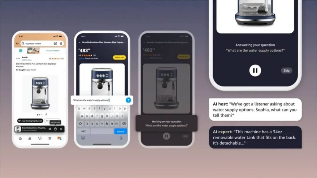 亚马逊推出AI语音问答功能