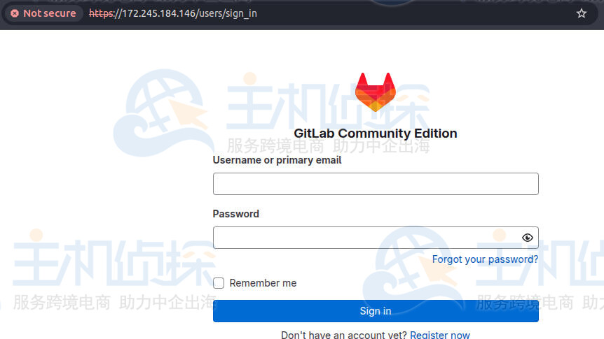 访问GitLab