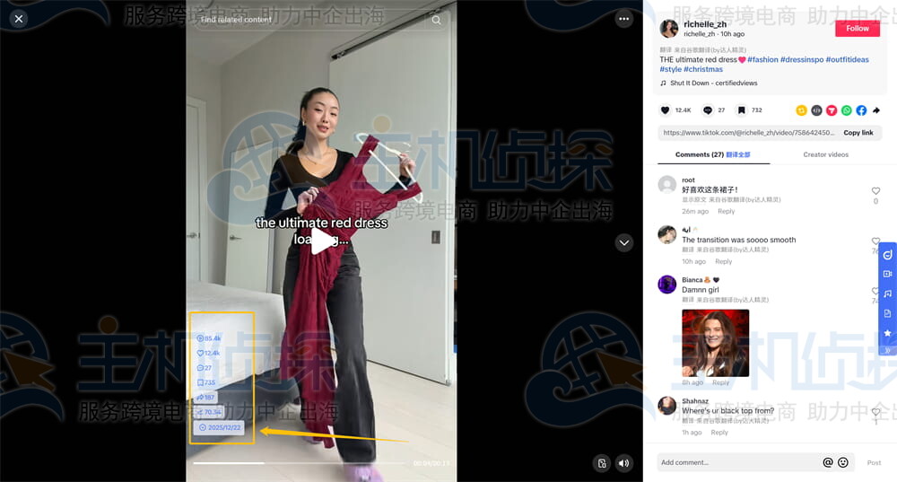 视频窗口固定展示
