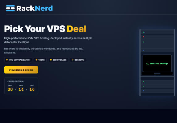 RackNerd美国KVM VPS新一轮促销