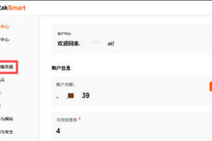 登录RAKsmart控制台