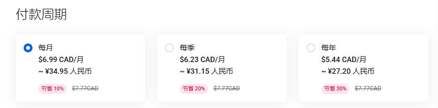 付款周期
