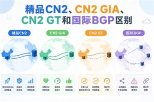 精品CN2、CN2 GIA、CN2 GT和国际BGP