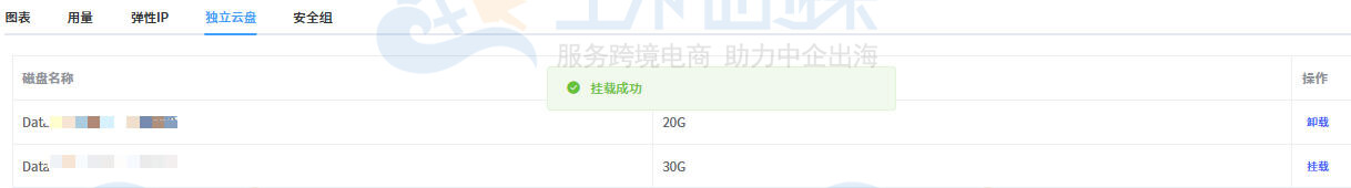 完成挂载