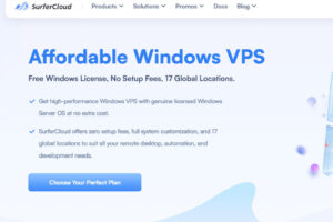 SurferCloud Windows VPS年付半价