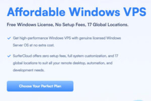 SurferCloud日本东京Windows VPS/云服务器优惠