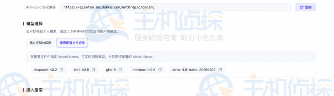 配置模型API