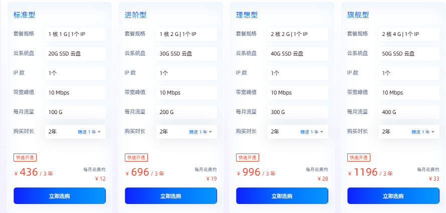 中国香港轻量云服务器