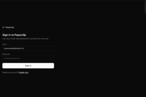 登录Paperclip控制面板