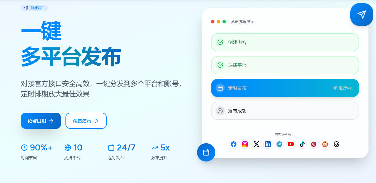 多平台内容发布