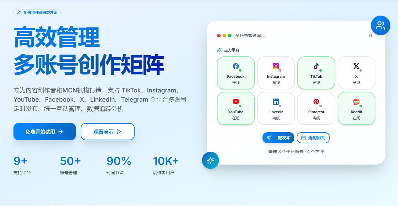 矩阵账号发布